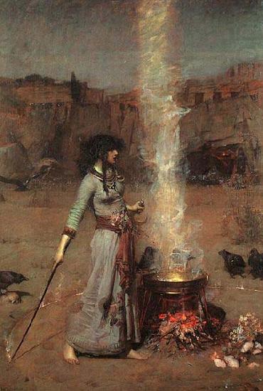 John William Waterhouse Magic Circle china oil painting image